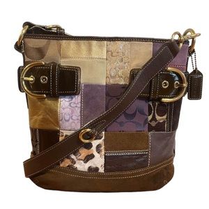 Rare Coach Patchwork Crossbody Bag